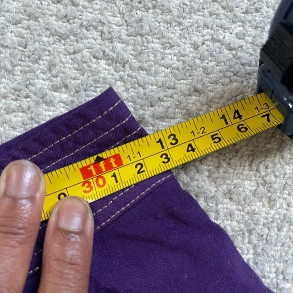 Osis Studio Stacey Mini Skirt – Purple / Tan Pleated Hem – XXS - Picture 8 of 9